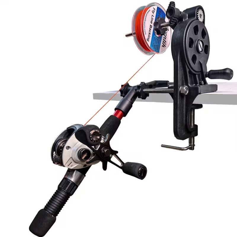 Fishing Line Spooler - Aventik Angelschnur-Wickelgerät, Bidirektionales Wickelwerkzeug mit 5:1
